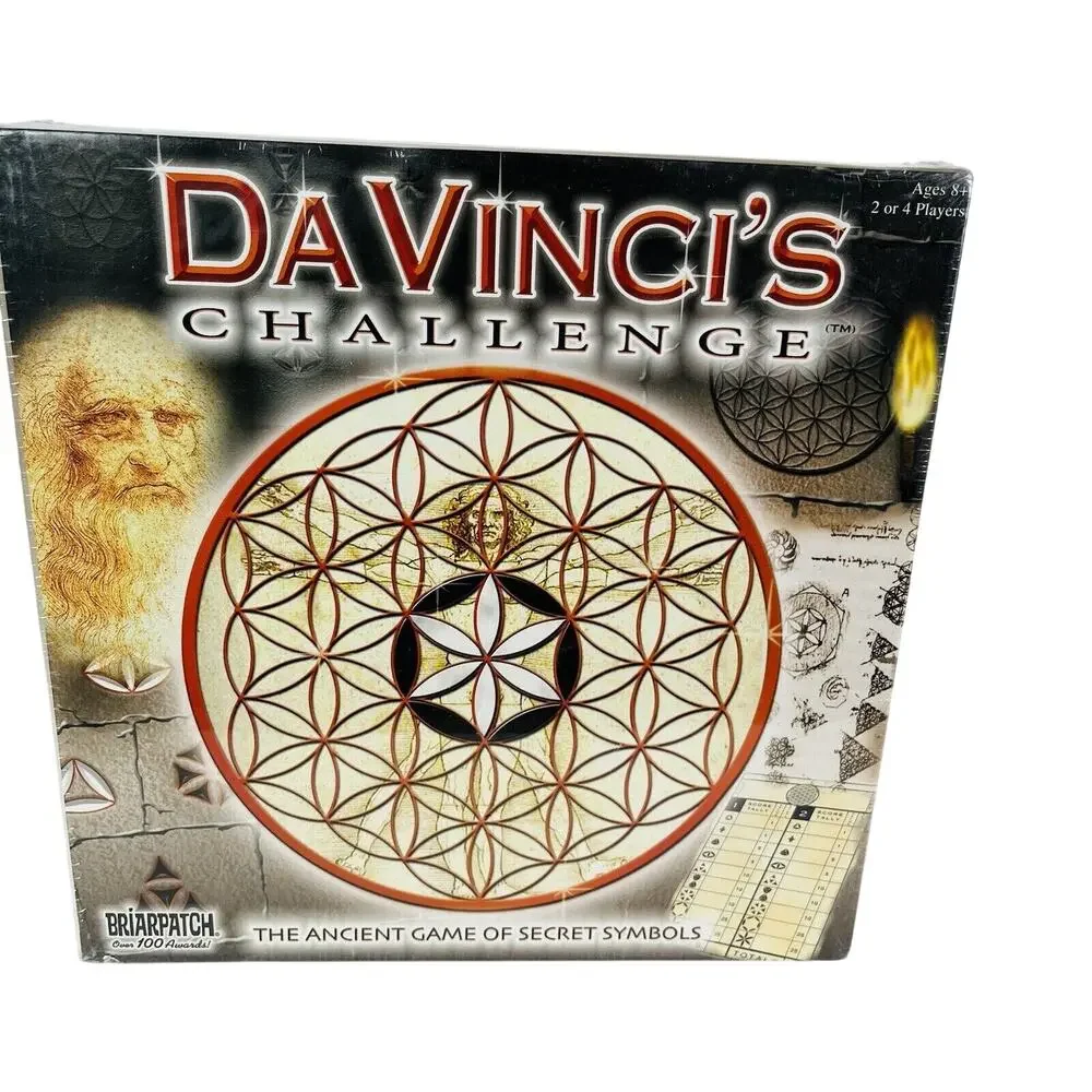 Briarpatch Davinci's Challenge Board Game Da Vinci Toy Ancient Secret‎ Symbols